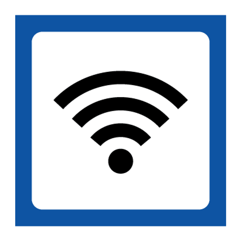 WiFi opplysningsskilt