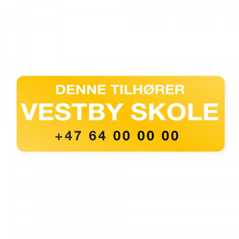 Asset tags for allsidig tyverimerking