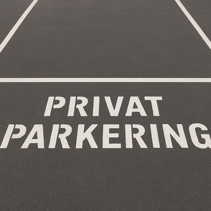 Sjablong - Privat Parkering