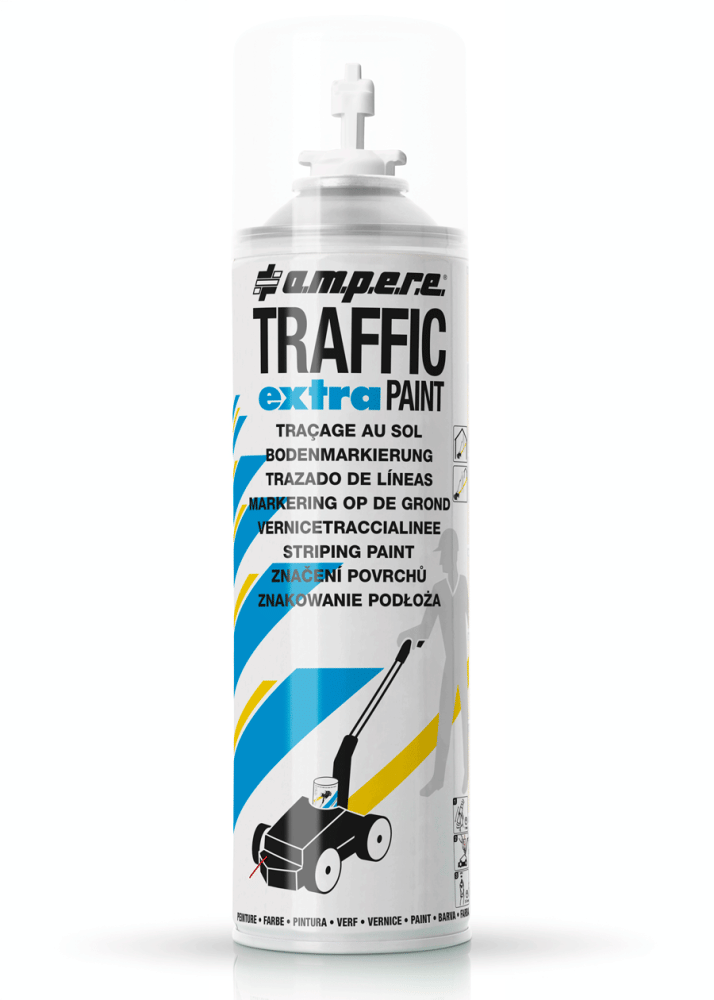 Merkespray Ampere Traffic Extra Paint 500 ml 12 stk